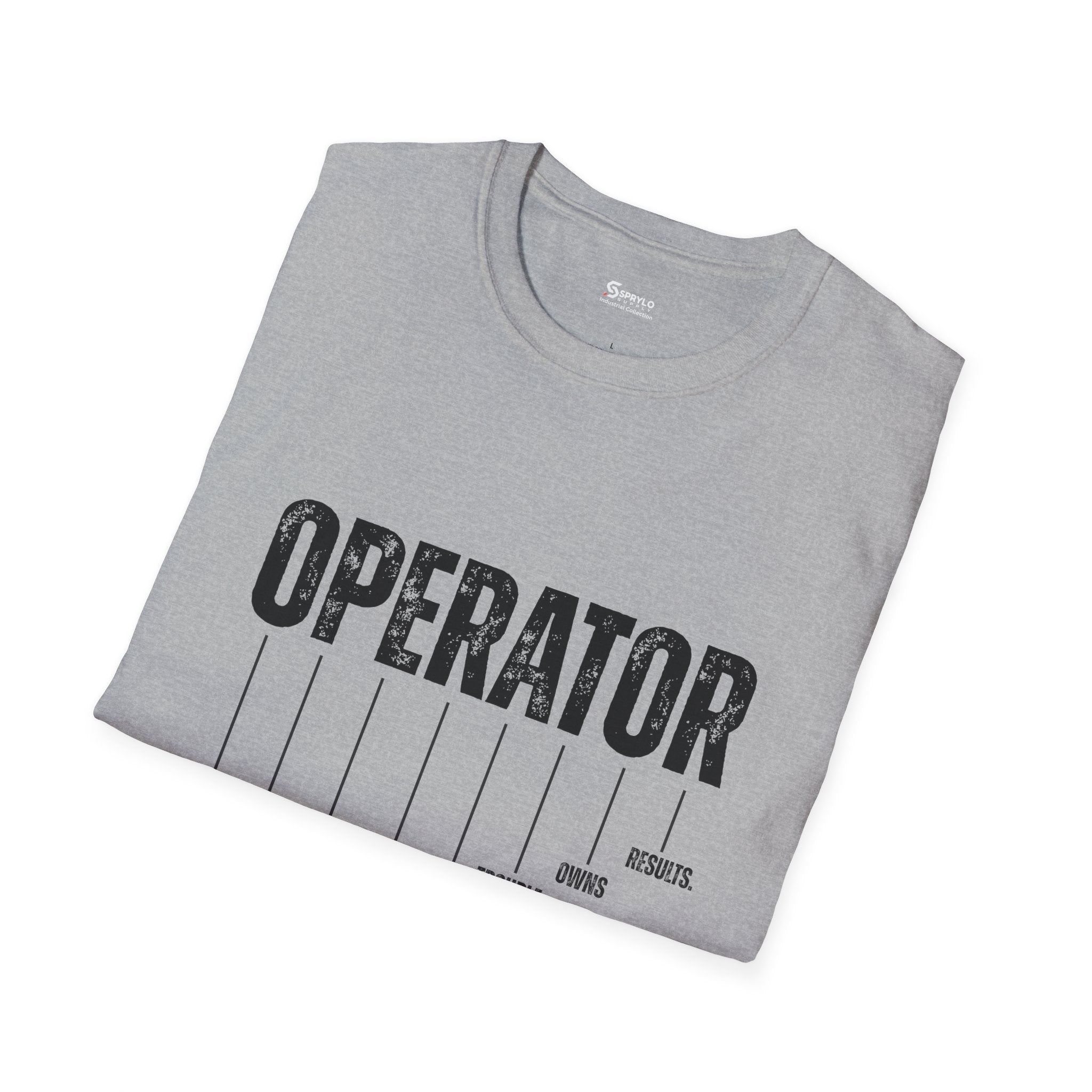 Operator Graphic T-Shirt — Distressed Bold Workwear Tee