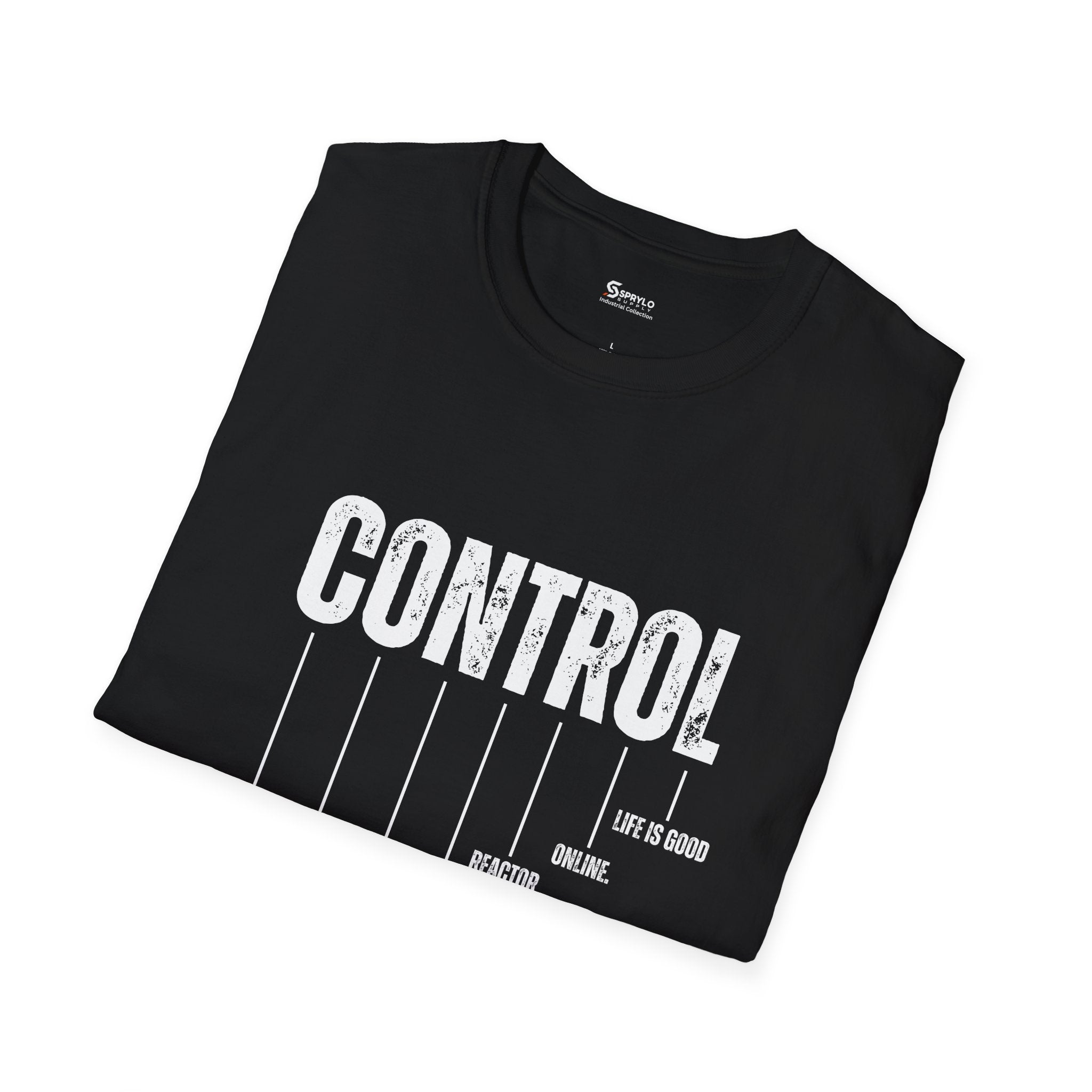 Control Graphic T‑Shirt — 'CONTROL' Minimalist Typography Tee