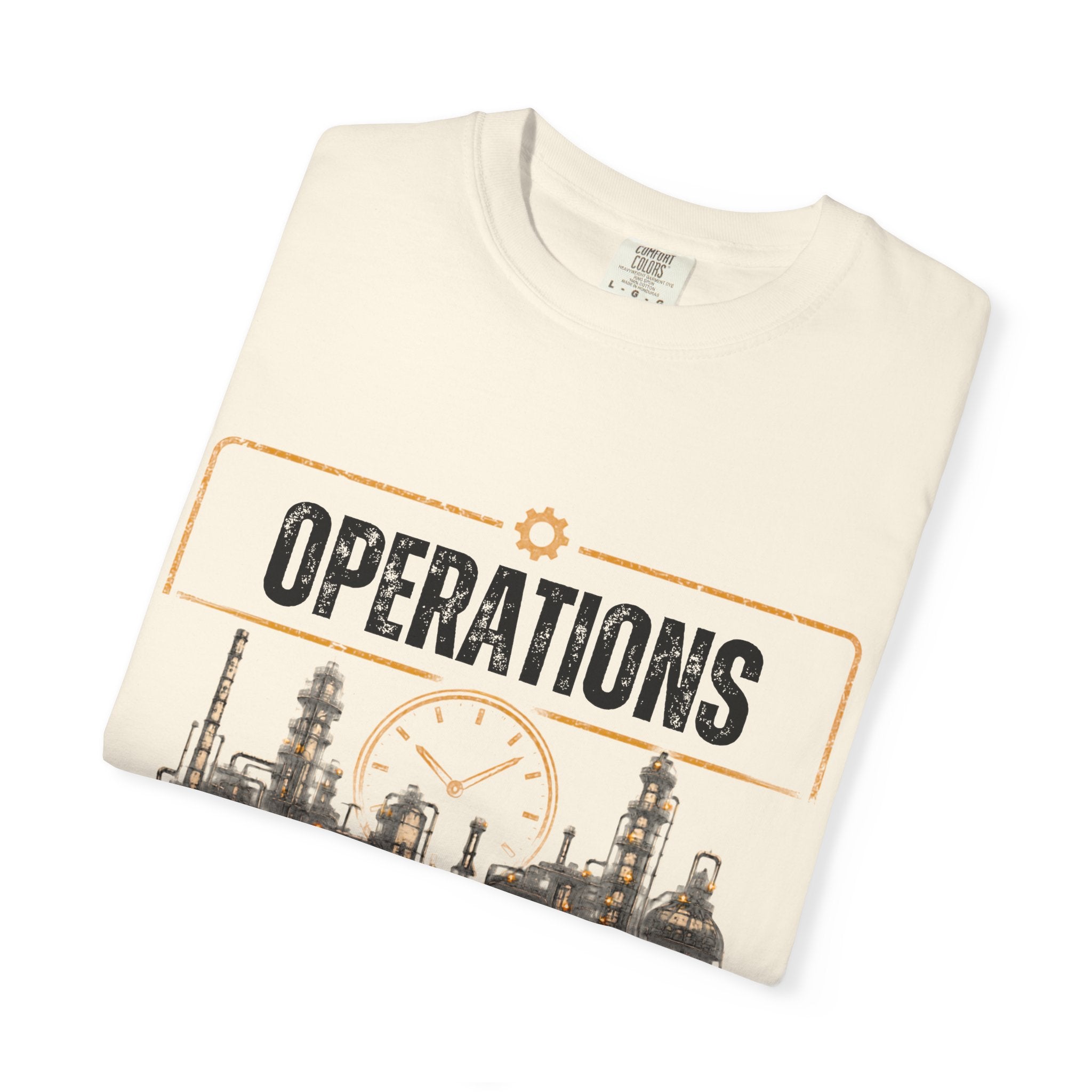 Operations Never Sleep T-Shirt | Industrial Plant Shift Worker Tee