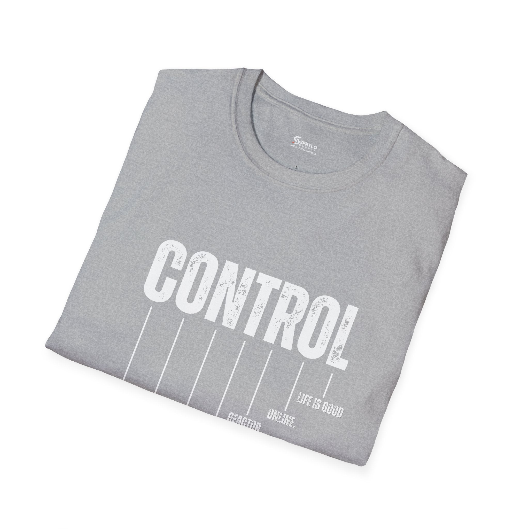 Control Graphic T‑Shirt — 'CONTROL' Minimalist Typography Tee