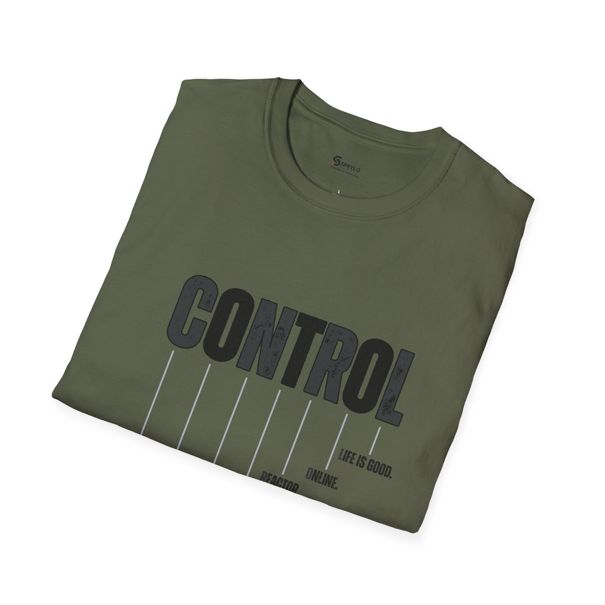 Control Graphic T‑Shirt — 'CONTROL' Minimalist Typography Tee