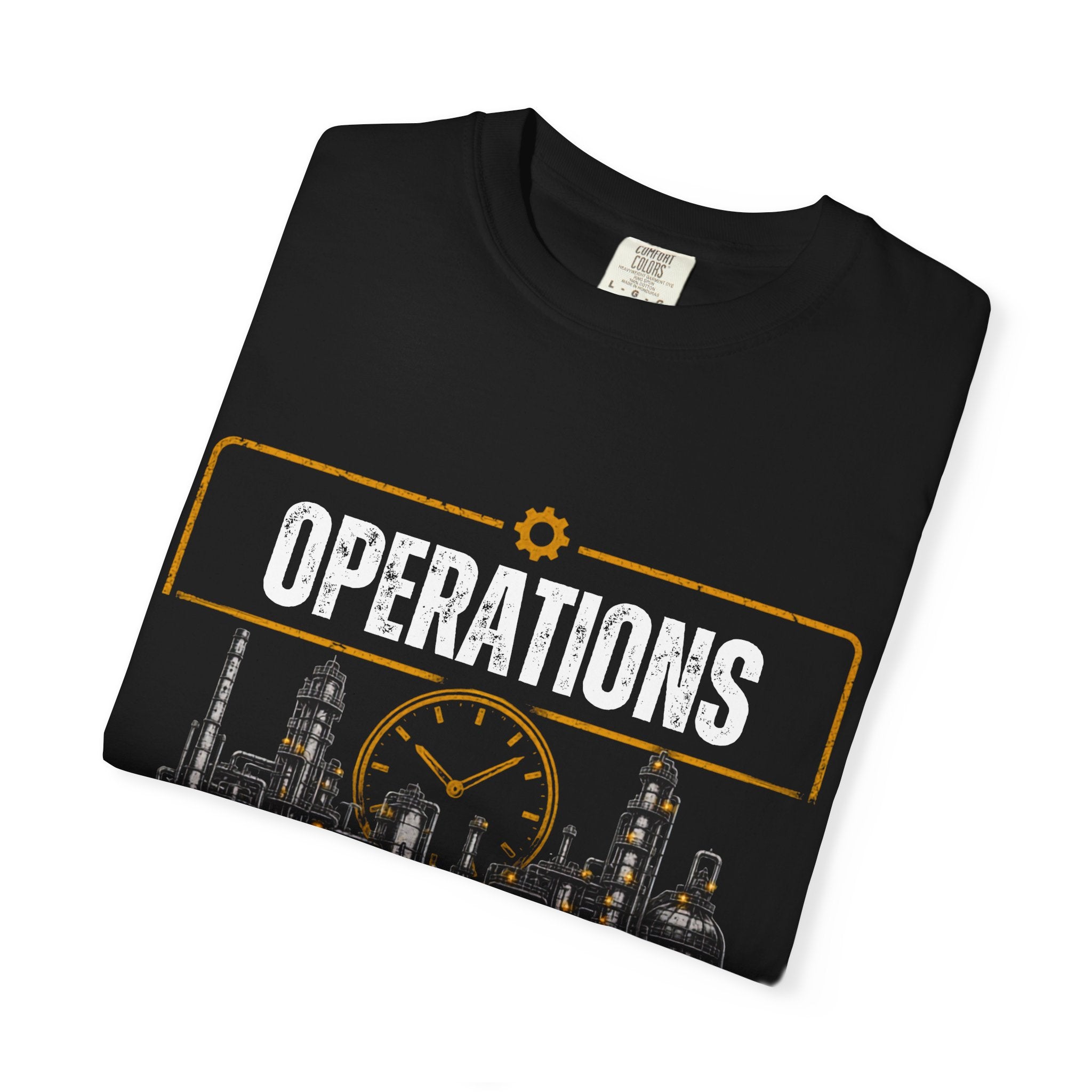 Operations Never Sleep T-Shirt | Industrial Plant Shift Worker Tee
