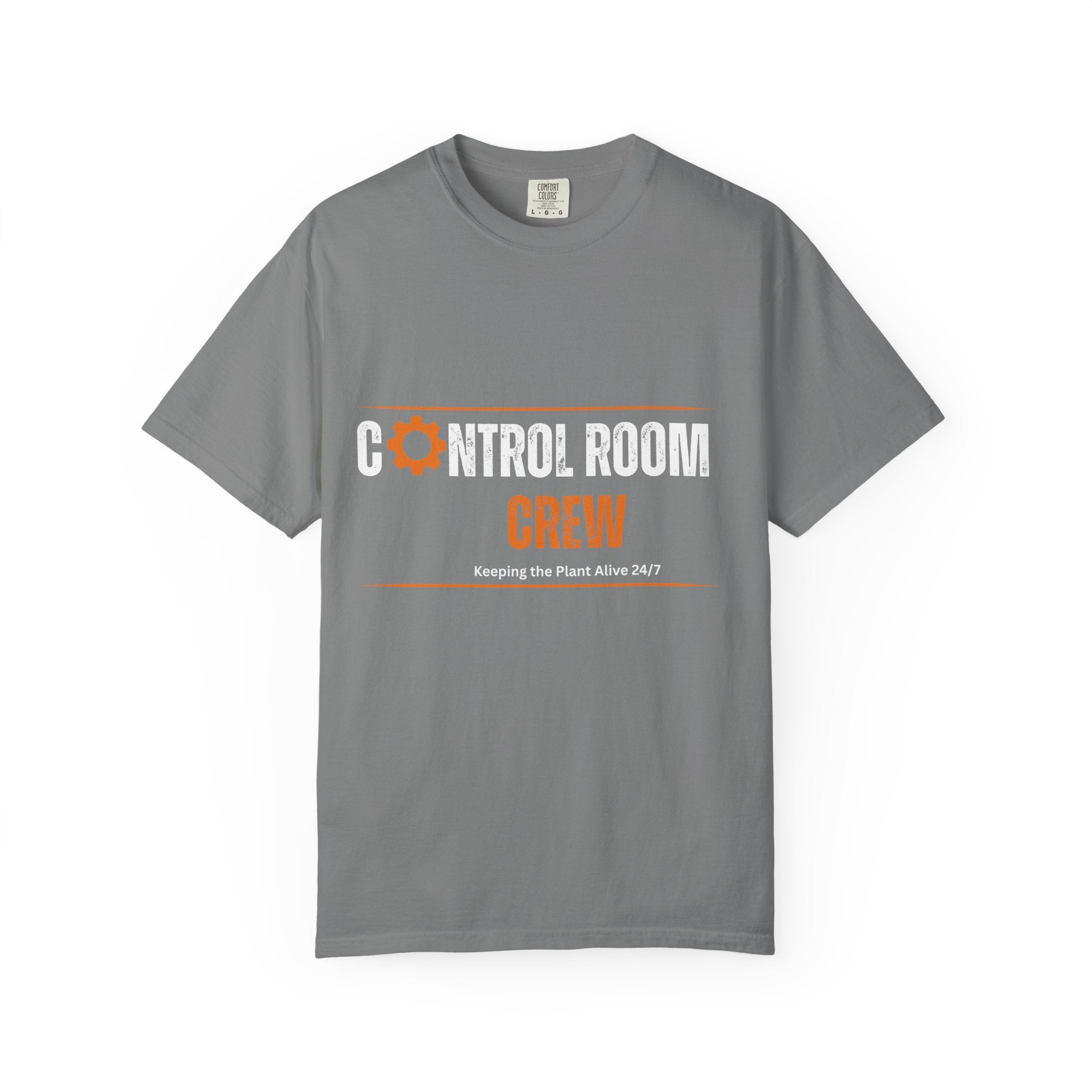 Control Room Crew T-Shirt | Industrial Gear Logo, Tech Maintenance Tee