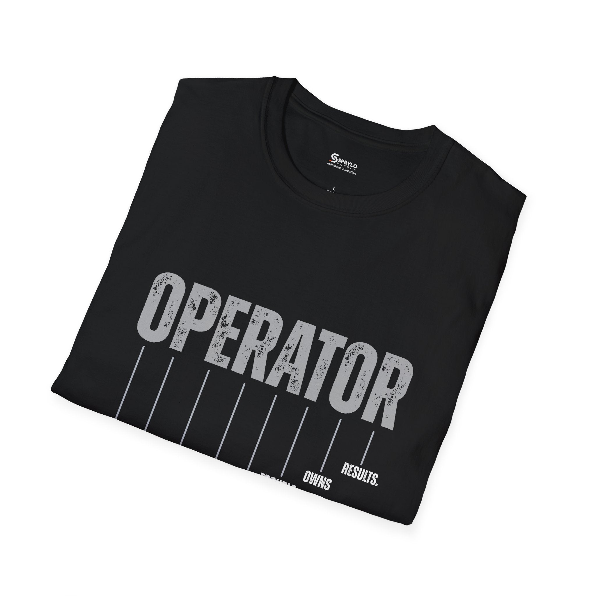 Operator Graphic T-Shirt — Distressed Bold Workwear Tee