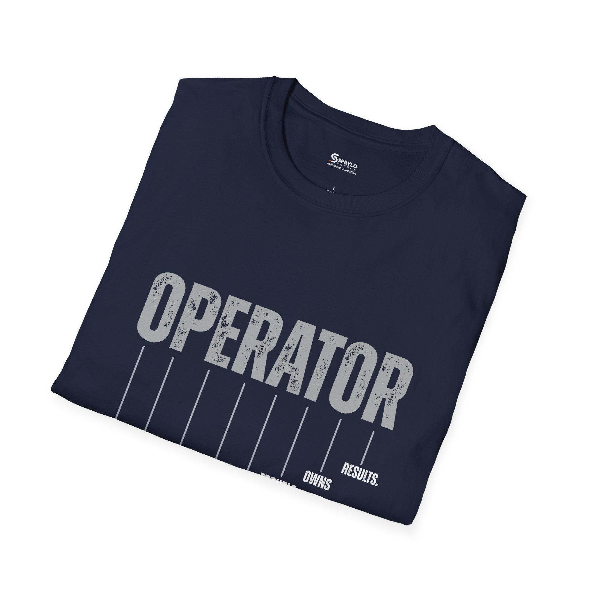 Operator Graphic T-Shirt — Distressed Bold Workwear Tee
