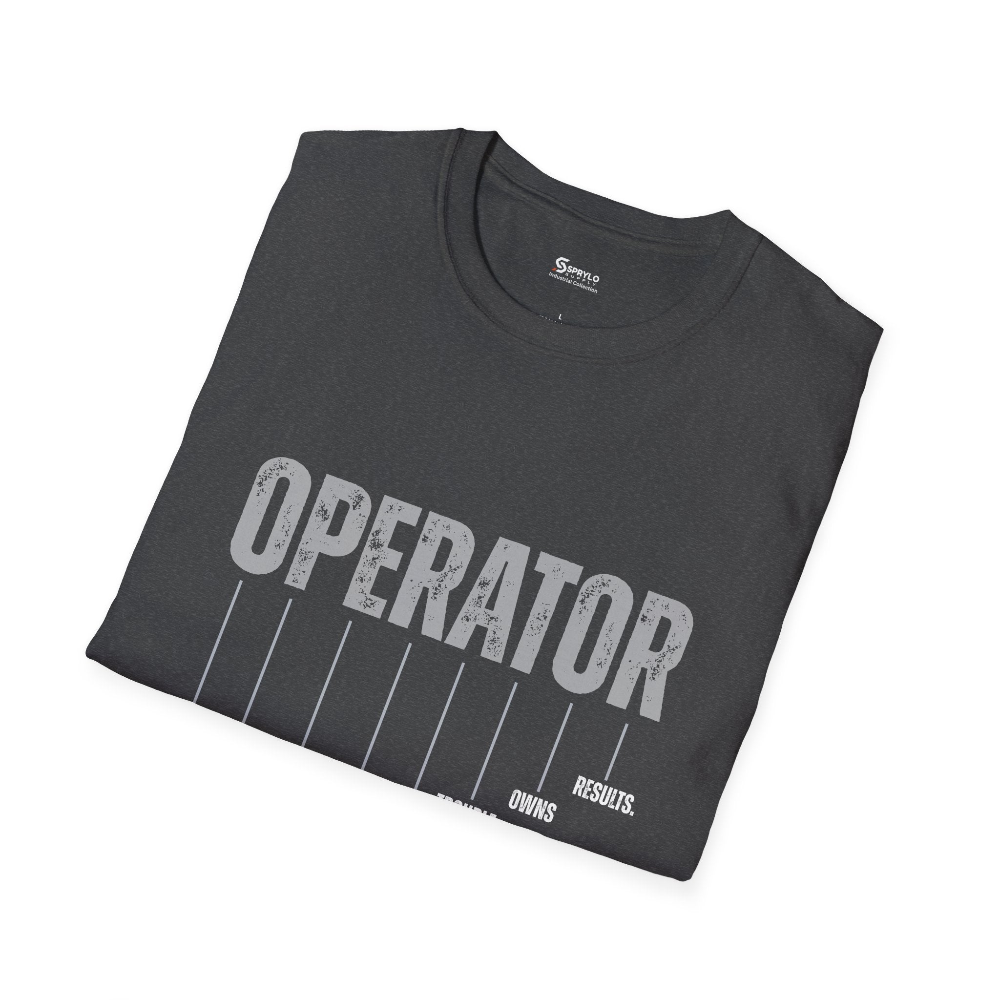Operator Graphic T-Shirt — Distressed Bold Workwear Tee