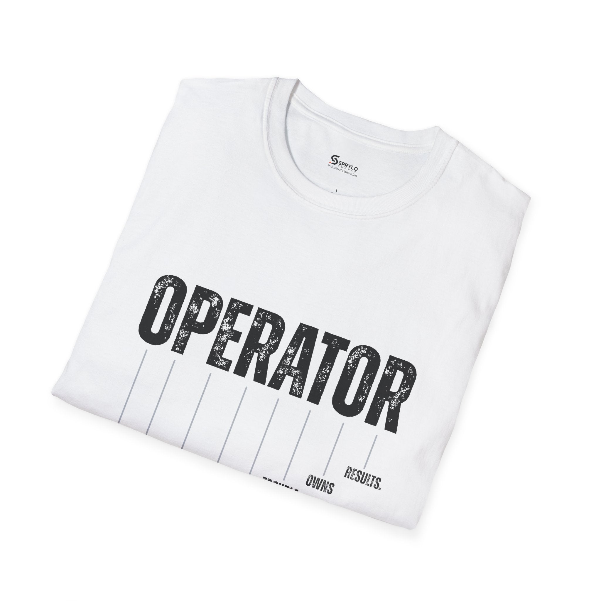Operator Graphic T-Shirt — Distressed Bold Workwear Tee