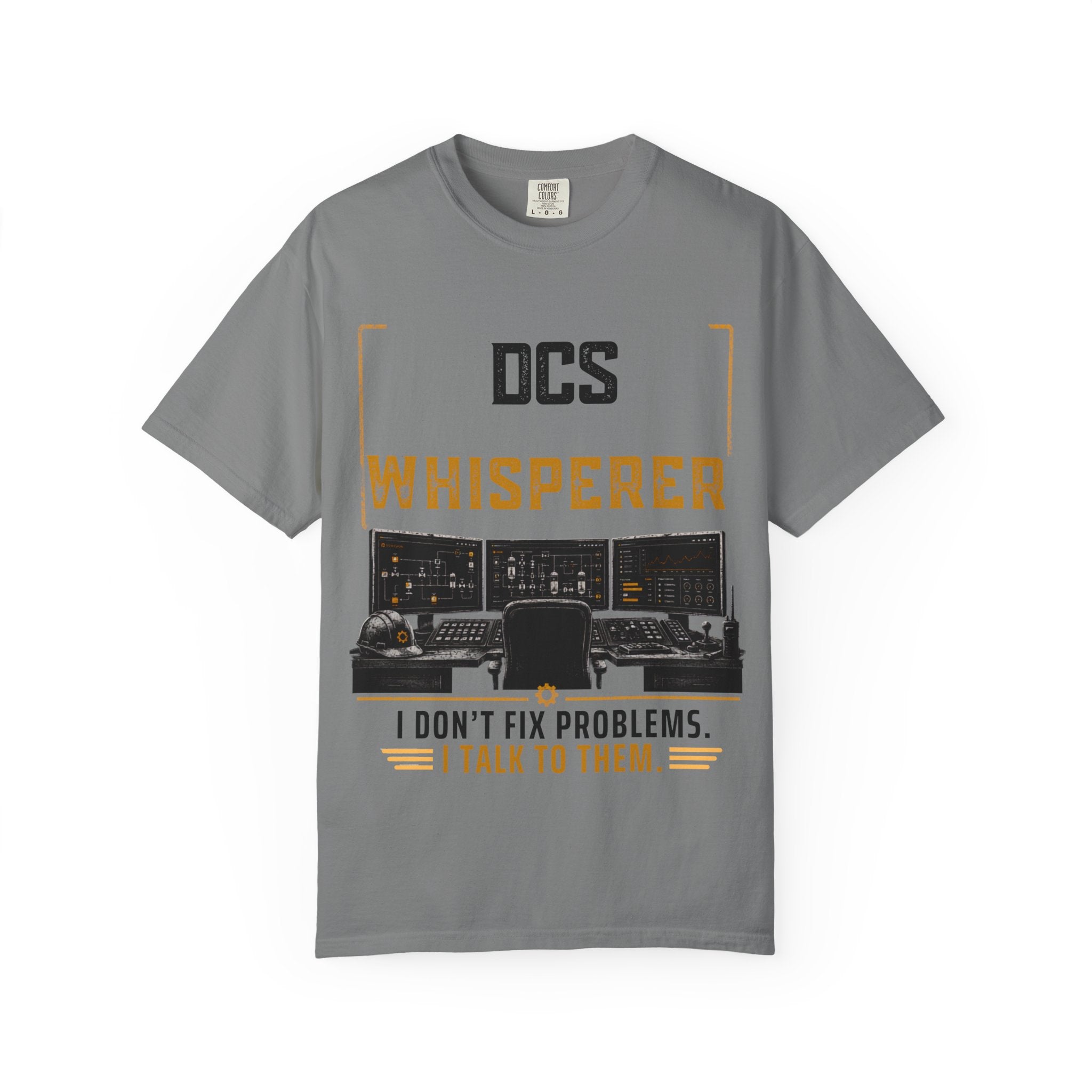 DCS Whisperer I Don't Fix Problems I Talk To Them T-Shirt | IT Tech Tee