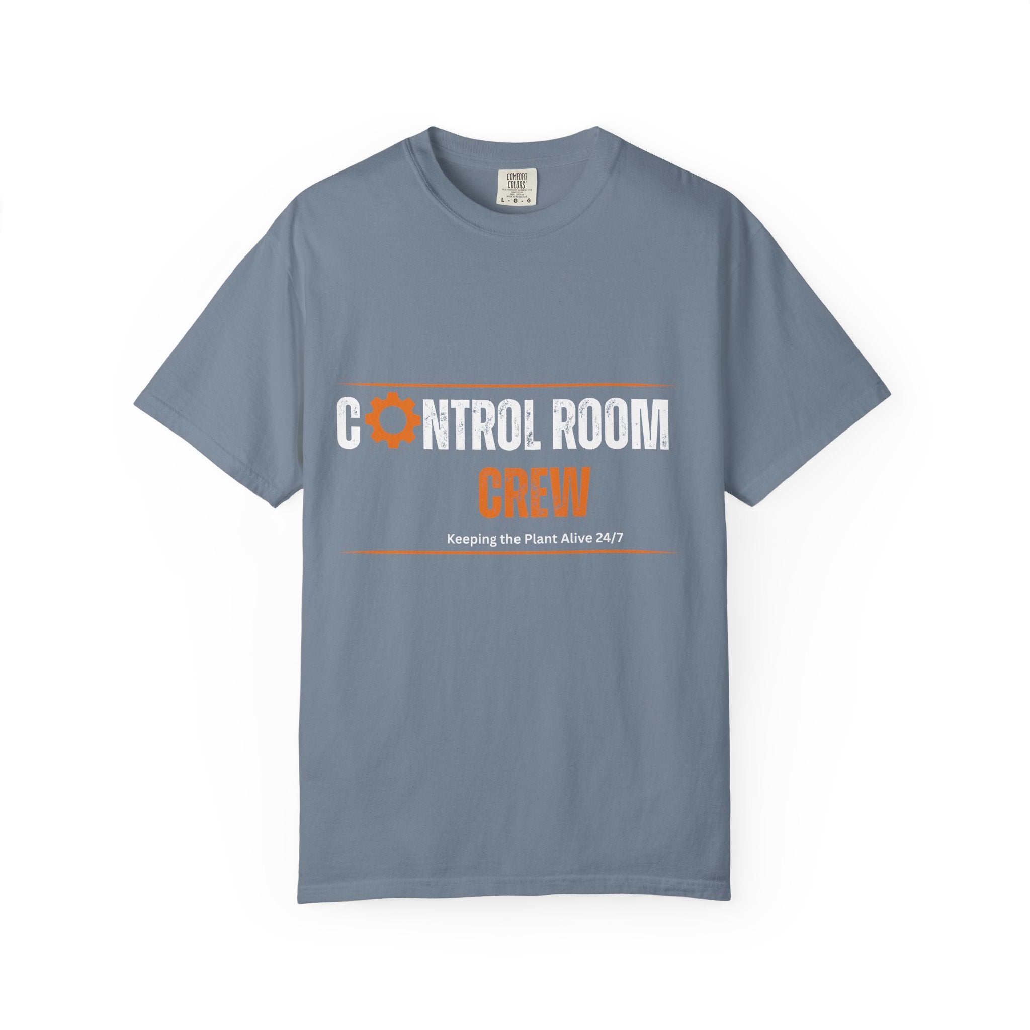 Control Room Crew T-Shirt | Industrial Gear Logo, Tech Maintenance Tee