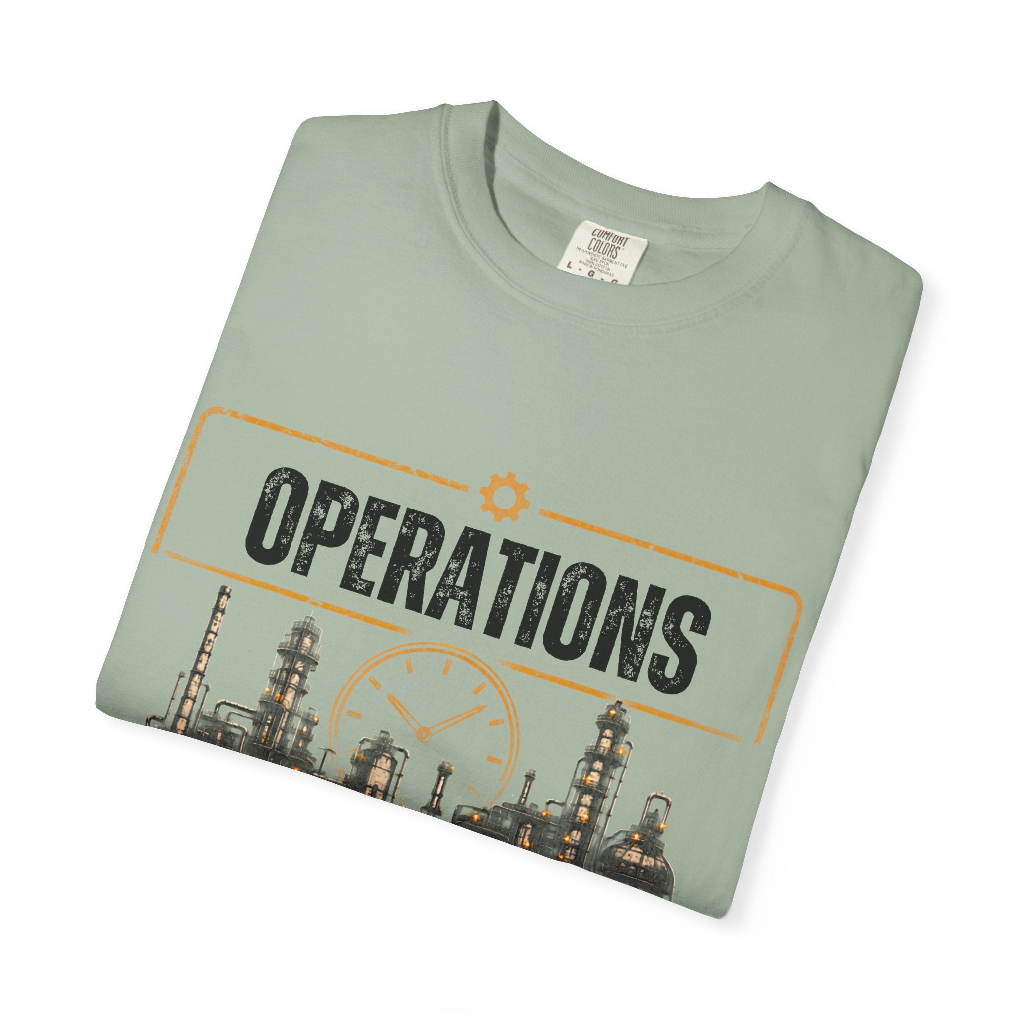 Operations Never Sleep T-Shirt | Industrial Plant Shift Worker Tee
