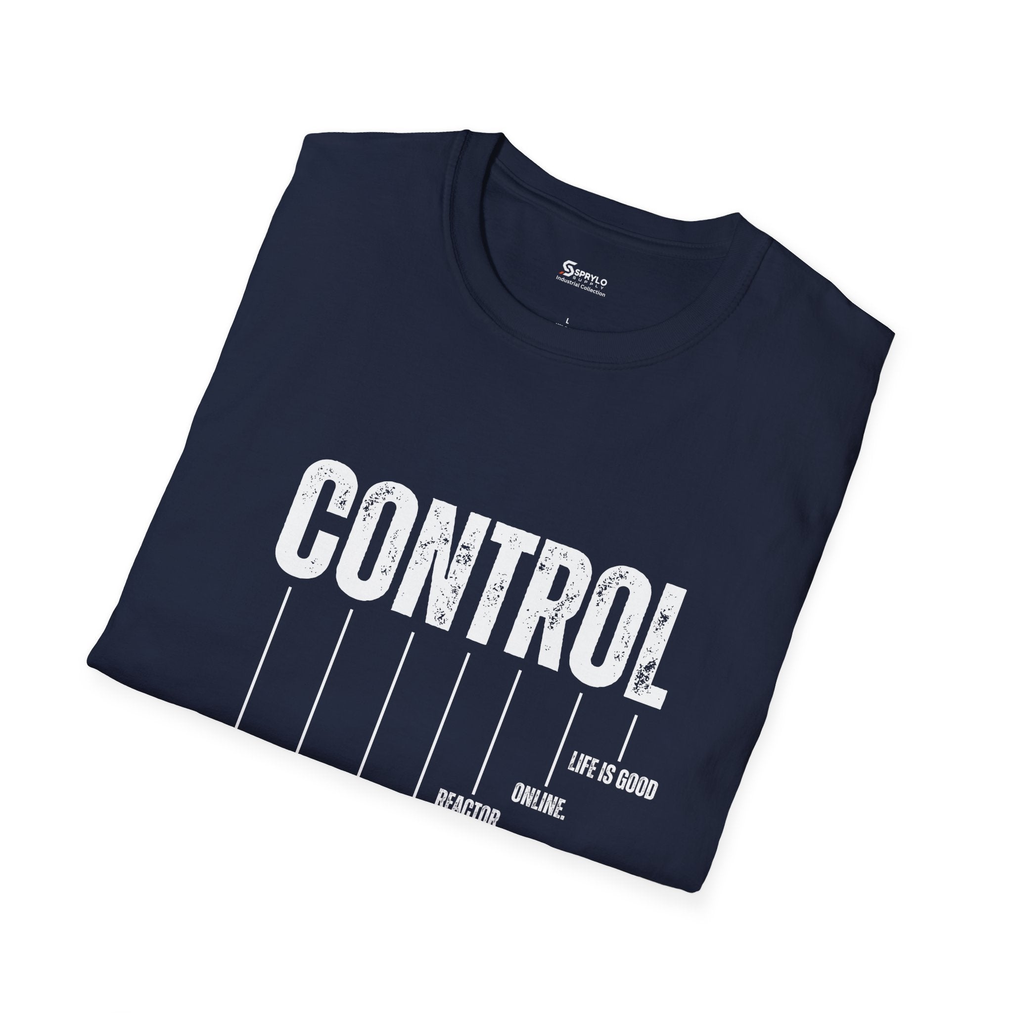 Control Graphic T‑Shirt — 'CONTROL' Minimalist Typography Tee
