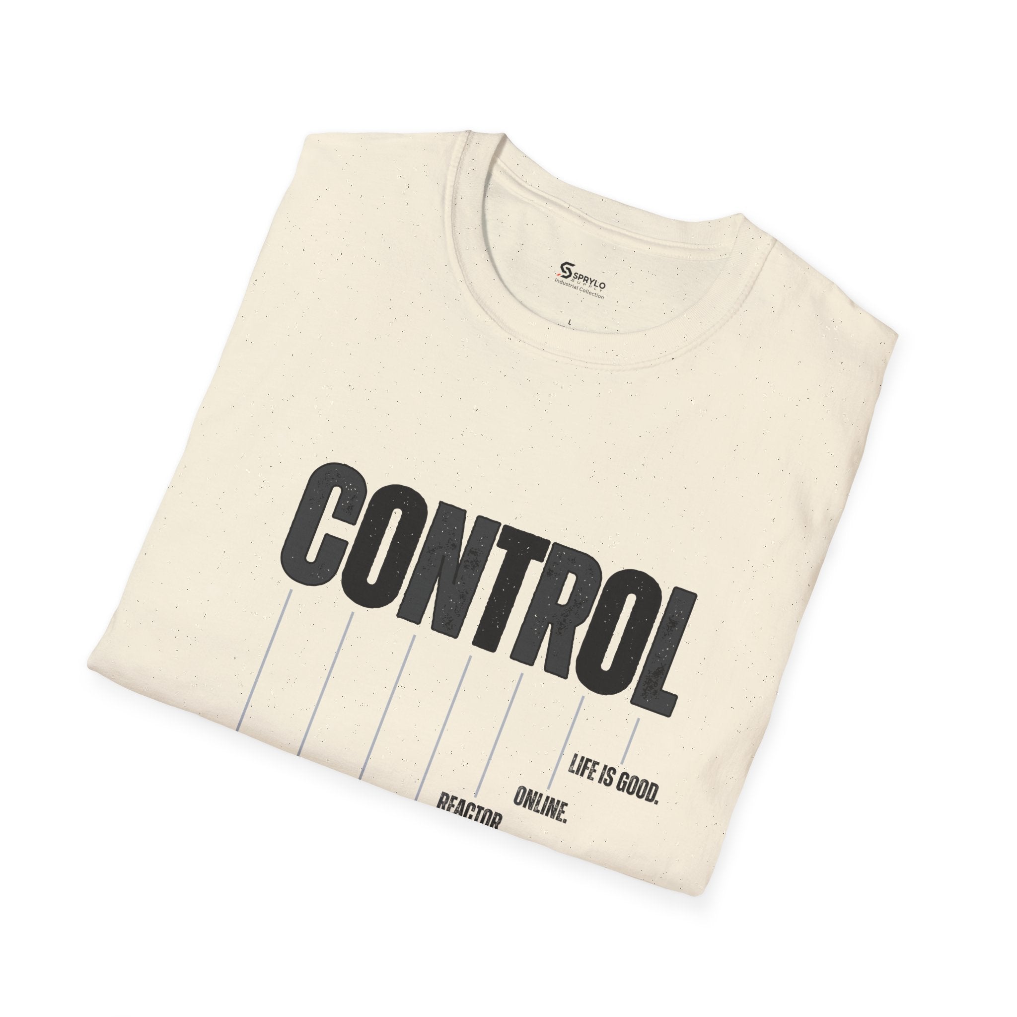 Control Graphic T‑Shirt — 'CONTROL' Minimalist Typography Tee