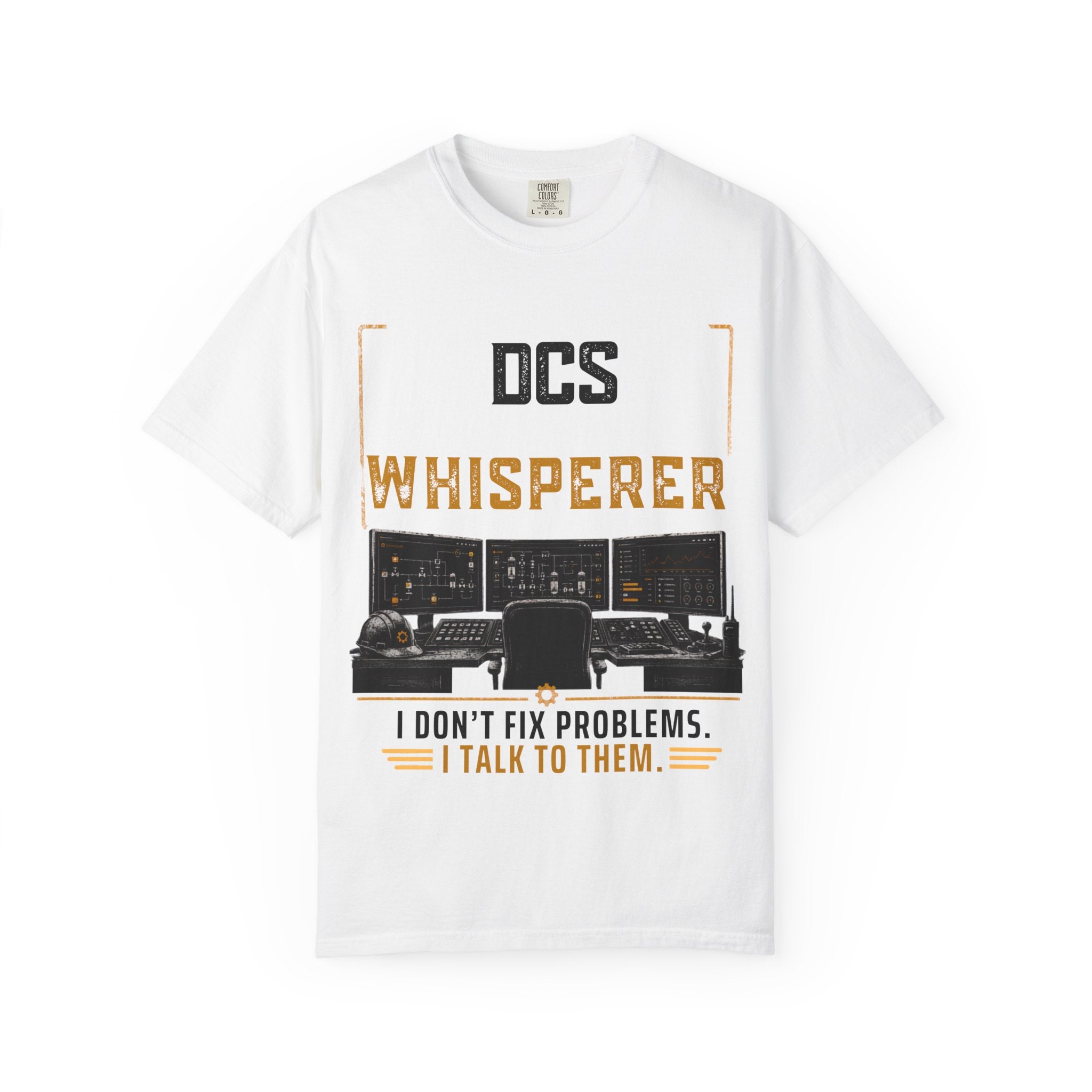 DCS Whisperer I Don't Fix Problems I Talk To Them T-Shirt | IT Tech Tee