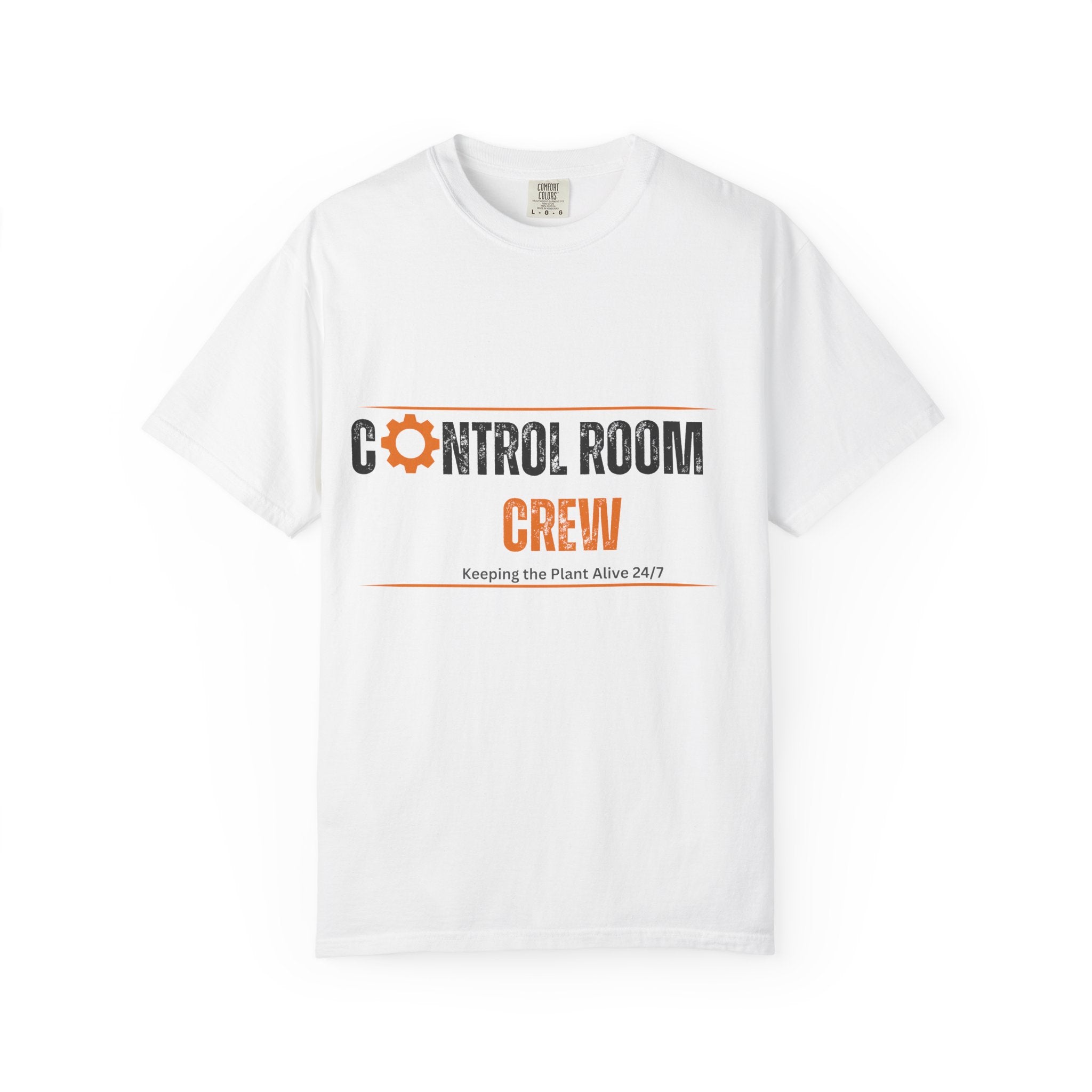 Control Room Crew T-Shirt | Industrial Gear Logo, Tech Maintenance Tee