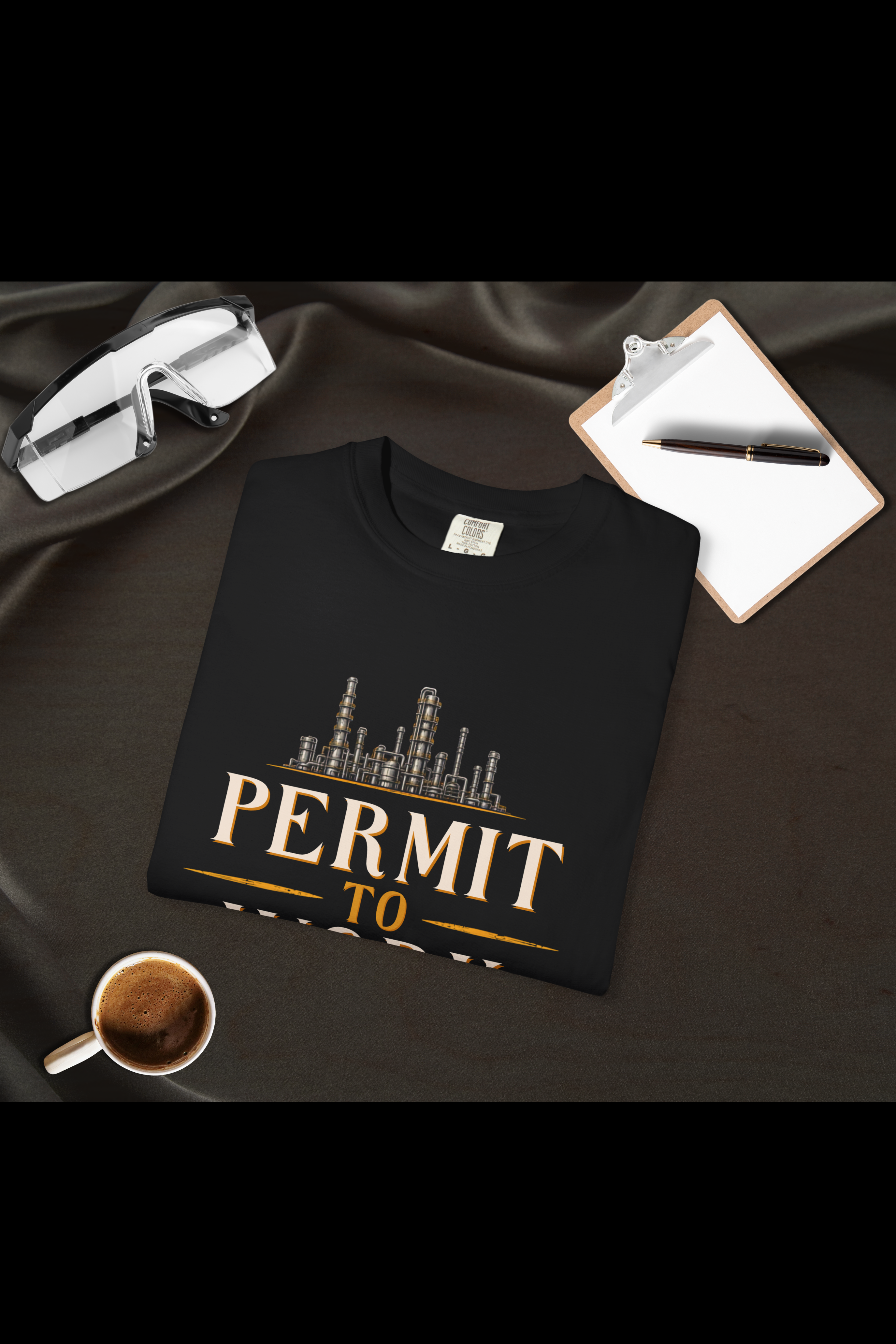 Permit to Work Approved T-shirt | Industrial Safety Permit Shirt