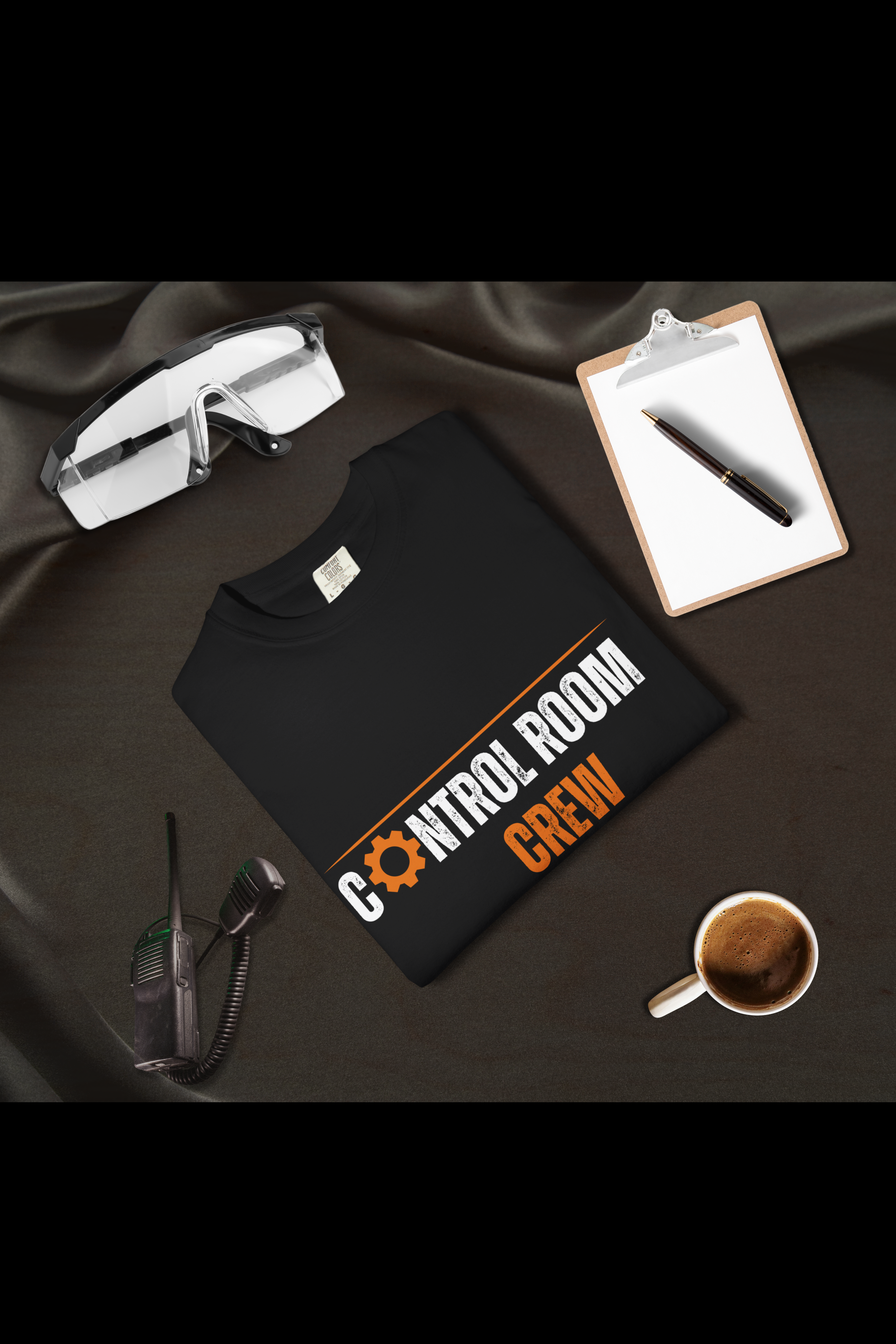 Control Room Crew T-Shirt | Industrial Gear Logo, Tech Maintenance Tee