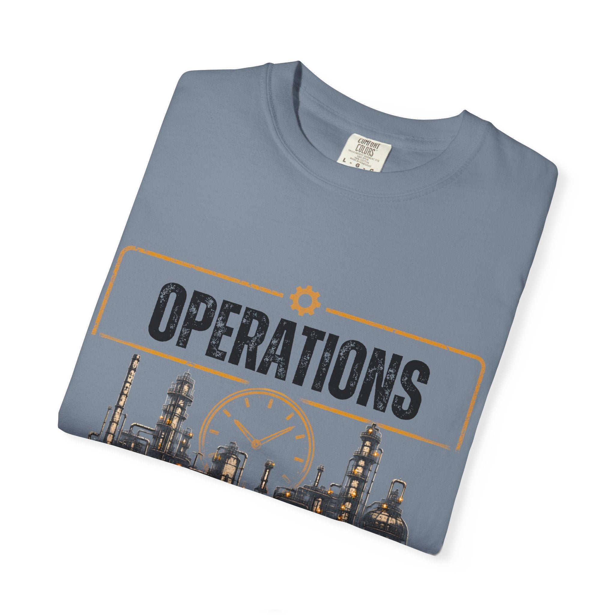 Operations Never Sleep T-Shirt | Industrial Plant Shift Worker Tee