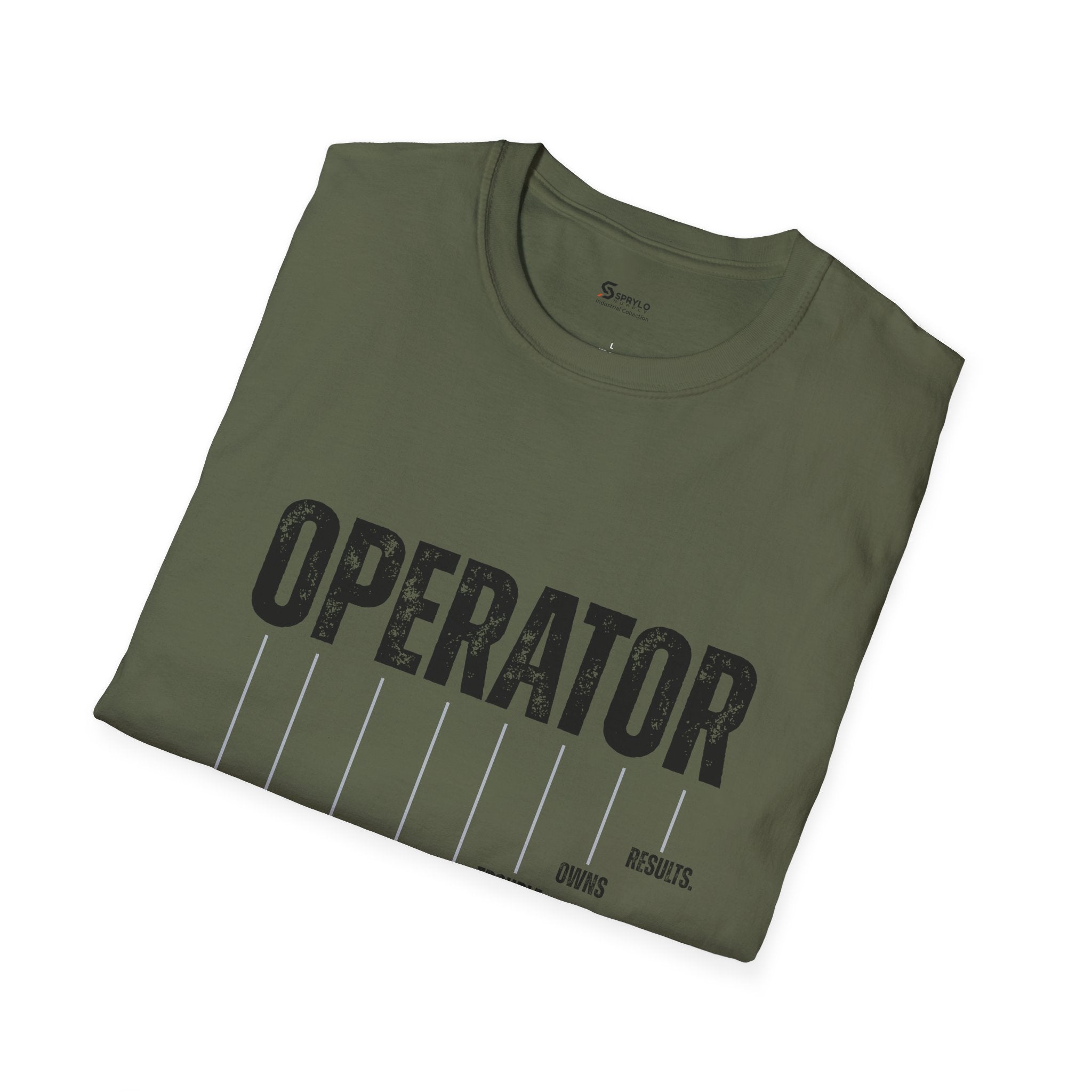 Operator Graphic T-Shirt — Distressed Bold Workwear Tee