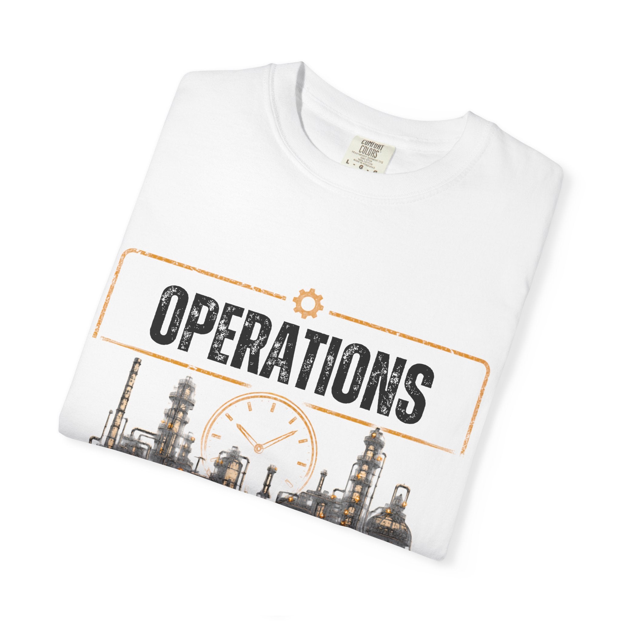 Operations Never Sleep T-Shirt | Industrial Plant Shift Worker Tee