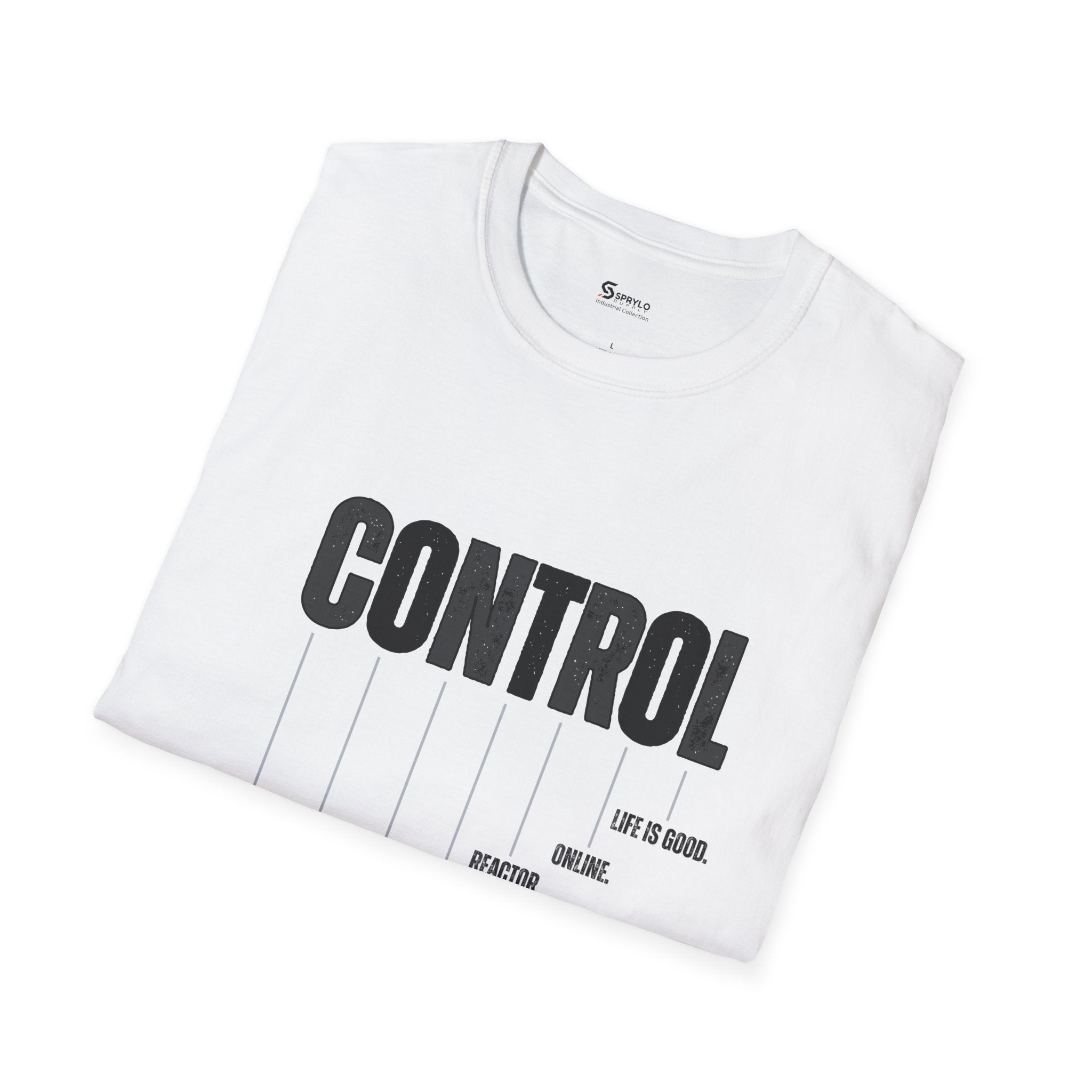 Control Graphic T‑Shirt — 'CONTROL' Minimalist Typography Tee