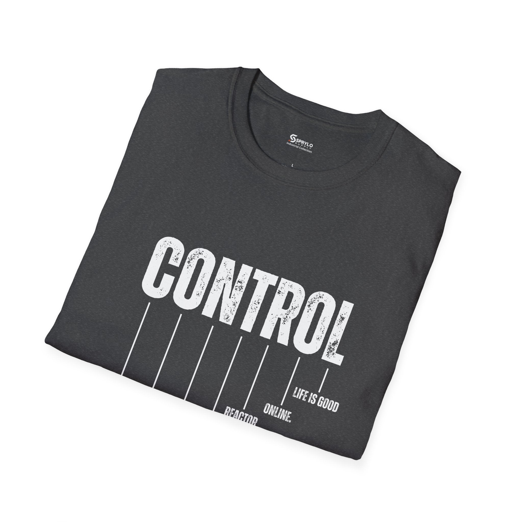 Control Graphic T‑Shirt — 'CONTROL' Minimalist Typography Tee
