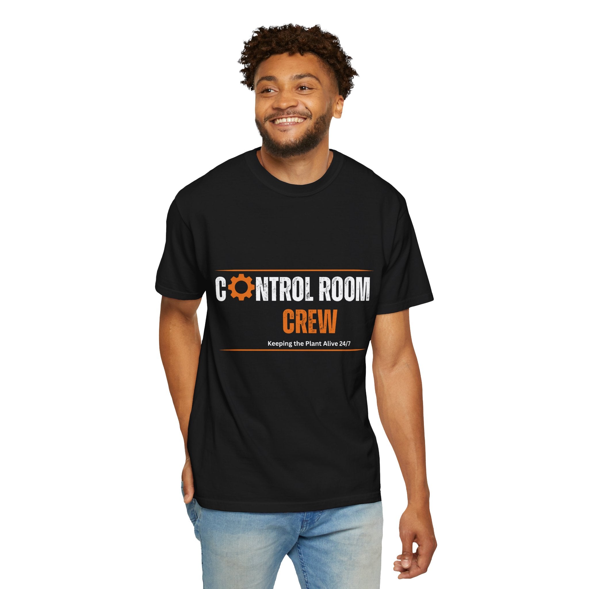 Control Room Crew T-Shirt | Industrial Gear Logo, Tech Maintenance Tee