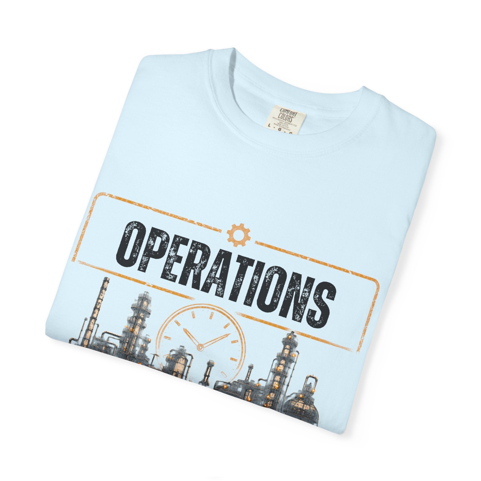 Operations Never Sleep T-Shirt | Industrial Plant Shift Worker Tee