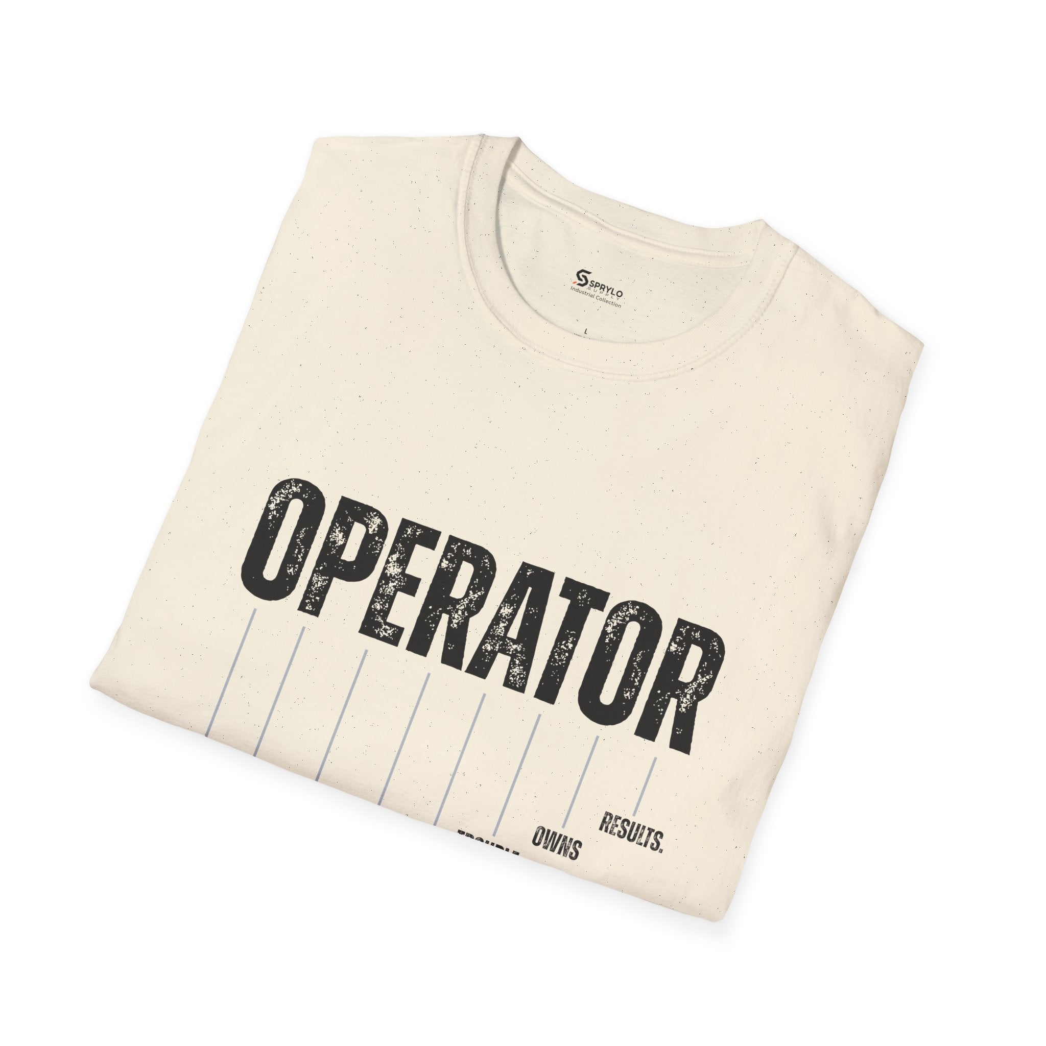 Operator Graphic T-Shirt — Distressed Bold Workwear Tee