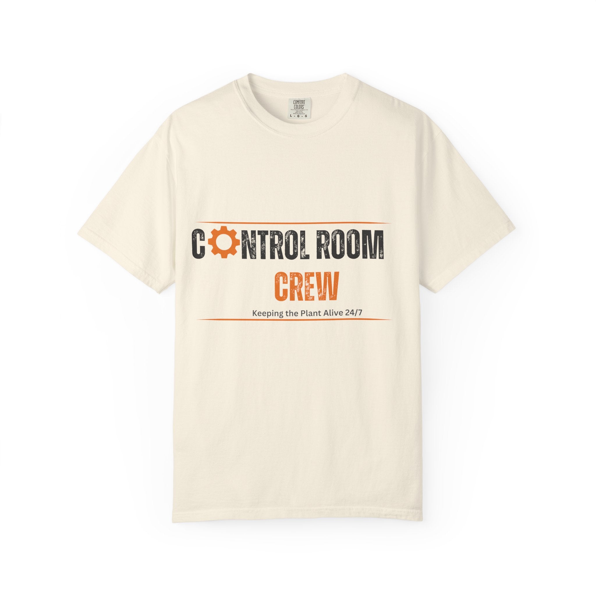 Control Room Crew T-Shirt | Industrial Gear Logo, Tech Maintenance Tee